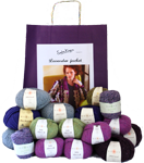 a Sasha Kagan knitting kit
